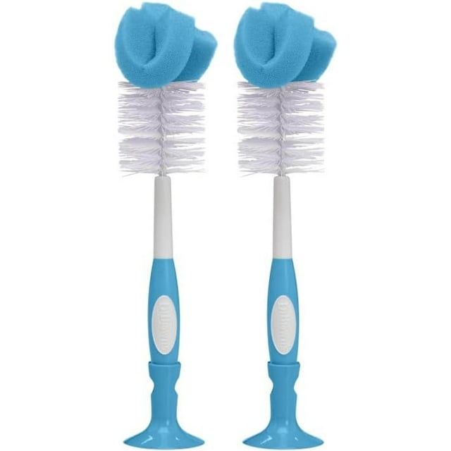 Cepillo biberón azul 2 pack