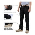 thumbnail image 4 of FEDTOSING Relaxed Work Cargo Pants Mens Pant Black,Size 44×32, 4 of 8