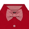thumbnail image 3 of Creative Knitwear Infant and Toddler Long Sleeve Button Down Dress Shirt- Red- Sizes 12M - 4T, 3 of 6