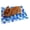 Blue, variant on Rabbit Cooling Mat, Hamster Cooling Ceramic Octagonal Board Ice Bed, Chinchilla Cooling Stone Bed for Hamsters Rabbits Small Pet Durable Design Excercise Toy