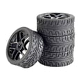 thumbnail image 2 of Pneu de Voiture, 4 Pcs Pneus en Caoutchouc Résistants pour HSP 1/ Blanc, 2 of 5