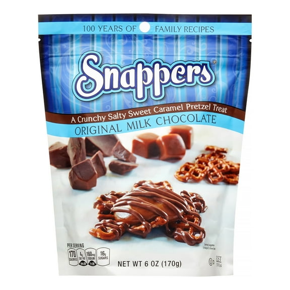 Snappers Chocolate & Caramel Pretzel Treat, 6 Oz.