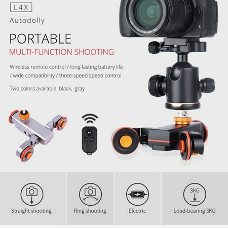 

Motorized Video Camera Sliding Electric Track Scale Indicator for DSLR Camera Smartphone