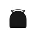 thumbnail image 4 of 821 Catalina 18" Low Back Swivel Vanity Stool with Pewter Finish and Black Vinyl Seat, 4 of 4