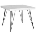 thumbnail image 3 of SAFAVIEH Wolcott Retro Mid-Century Square Lacquer Coffee Table, White/Black, 3 of 4