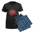 thumbnail image 5 of CafePress - Tall Girls Rule! Women's Dark Pajamas - Women's Short Sleeve Print T-Shirt and Pants Dark Cotton Pajama Set, 5 of 7