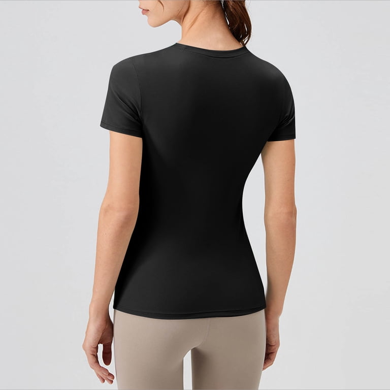 Spiro Women's Quick-Dry Performance T-Shirt - Moisture Wicking Short Sleeve Top For Sports & Active Wear