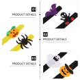 thumbnail image 2 of 6pcs Halloween Slap Bracelets Wristbands Slap Bands Toy Party (Assorted Color), 2 of 5