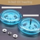 thumbnail image 5 of Riousery Magic Yoyo Crystal Yoyo para Niños y Adultos Blanco Transparente, 5 of 9