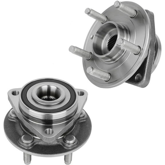 Detroit Axle - Front Wheel Bearing Hubs for 2017-2023 Chevrolet Bolt EV EUV, 2016-2019 Cruze Volt, Wheel Bearing and Hubs Assembly Replacement Pair Hubs