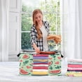 thumbnail image 5 of Foldable Clothes Storage Bags Clothes Organizer Bin with Clear Windows for Clothes Bedding Watermelon Slices, 5 of 6