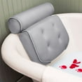 thumbnail image 3 of Bath Pillow,Ergonomic Bathtub Spa Pillow with 4D Air Mesh Technology and 4 Suction Cups,Fits All Bathtub, 3 of 11