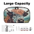 thumbnail image 3 of Yak Digital Bag Oxford Cloth Waterproof Travel Organizer Charger Pouch Cell Phone Charger Station Computer Cord Organizer 5.9x9.44x3.14 in, 3 of 6