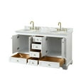 thumbnail image 5 of Wyndham Collection WCS202060DKGCMUNOMXX Deborah 60" Free Standing Double Vanity Set - Dark, 5 of 7