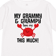 thumbnail image 4 of Inktastic My Grammy and Grampy Love Me Boys or Girls Long Sleeve Toddler T-Shirt, 4 of 5