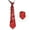Red, variant on Reversible Sequins Ties Adjusted Zippered Sparkly Glittering Pre-Tied Necktie for Weddings Parties Costume Halloween