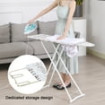 thumbnail image 7 of TidBay Ironing Board, Full-Size Foldable Ironing Board, Foldable Household Ironing Board, Extended Ironing Board Outside with Heat-Resistant Cover, 42 inch, 7 of 7
