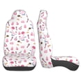 thumbnail image 3 of Fuzoiu Cute Poodle Dog Print Seat Covers Set, Car Seat Covers Front Seats, Car Seat Protector, Car Seat Cushion, Seat Covers Carseat Cover Universal Fit for Most Cars, 3 of 7