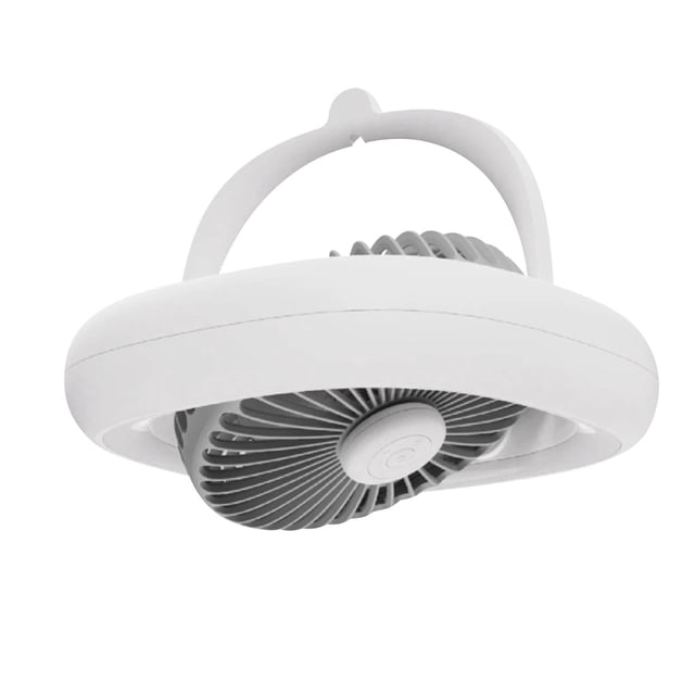 Vwrxbz Rechargeable Ceiling Fan with Light Remote Control Folding Table Desk Fan USB Oscillating
