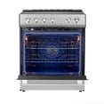 thumbnail image 4 of Forno Leonardo Espresso 30-Inch Slide-In Stainless Steel Induction Range, Convection Oven, 5 Cooking Zones, 4 of 11