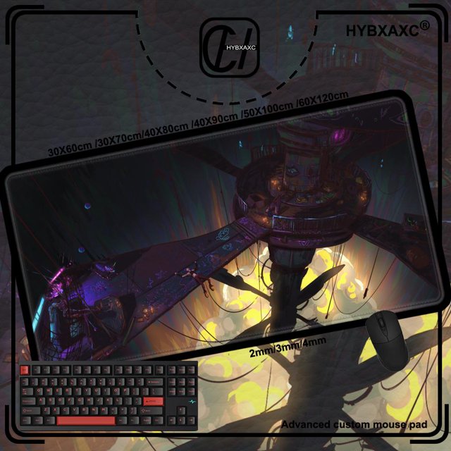 Alfombrillas de ratón JINX VI, alfombrilla para teclado y ratón, 400x900mm, alfombrillas Arcane de Anime, accesorios para juegos, alfombra para jugadores, alfombrilla de escritorio grande LOL