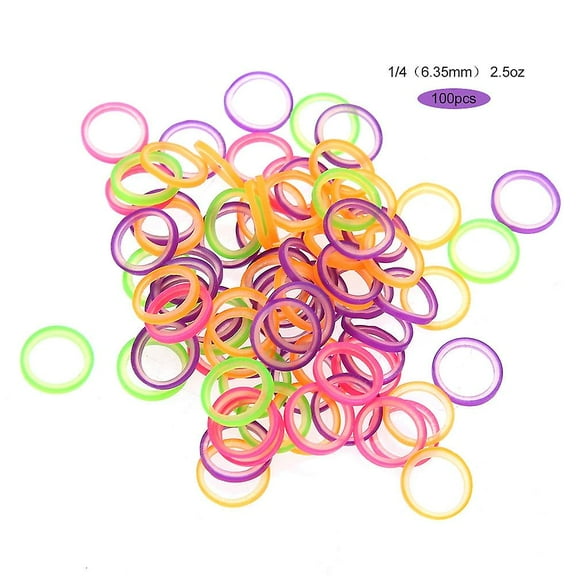 100Pcs/set Professional Dental Elastic Teeth Rubber Band Oral Orthodontics Tool