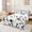 White Green 01, variant on Feelyou Cartoon Bowling Sport Twin Sheets for Kids, Blue Stars Print Bedding, 3-Piece, 1 Flat Sheet, 1 Fitted Sheet and 1 Pillowcase