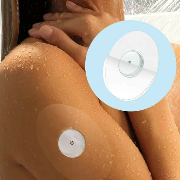 25 Pcs Freestyle Libre Adhesive Patches Oval Sensor Covers Transparent Waterproof Adhesive Patch Clear CGM Overpatch