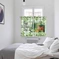 thumbnail image 3 of St. Patrick's Day Kitchen Curtains Window Panels, Lucky Shamrocks Boots Green Buffalo Plaid Insulated Window Treatment Curtain, Grommet Curtains for Bedroom/Living Room/Bathroom, 2 Piece 52"Wx72"L, 3 of 8