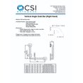thumbnail image 2 of CSI Bathware BAR-VR18-TW-125-PN Vertical Angle Grab Bar, Satin Peened, 2 of 2