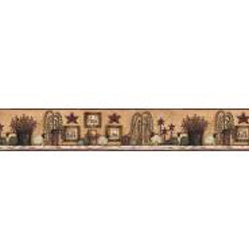 York Wallcoverings Welcome Home Faith Hope Love Shelf Border