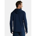 thumbnail image 3 of Athletic Works Men's & Big Men's Active Mesh Long Sleeve Hoodie, Sizes S-3XL, 3 of 5