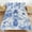 style-8, variant on Blue Willow Seamless Pattern 3D Duvet Cover 3pcs Set Bedding Set Polyester Microfiber Quilt Cover for Bedroom Decoration Full