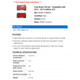 thumbnail image 2 of Front Brake Pad Set - Compatible with 2013 - 2015 Cadillac ATS 2014, 2 of 2