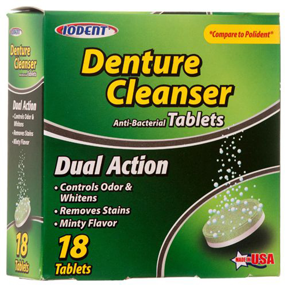 Denture Cleanser 20 Count Tablets by Iodent Walmart Canada