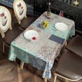 thumbnail image 6 of Pioneer Flower Floral Print Pattern Rectangle Tablecloth 60"x102",Waterproof Polyester Rectangle Table Cloth, Wipeable Spillproof Polyester Tablecloth for Dining, Camping, Indoor and Outdoor, 6 of 6