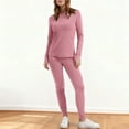 thumbnail image 2 of Ruimatai Women's Thermal Underwear Set Winter Fleece Long Johns Pajamas Ultra Warm Soft Thermal Underwear Set for Cold Weather, 2 of 9