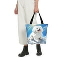 thumbnail image 5 of Hirioo Cute Cloud Bichon Frise for Women's Casual Shoulder Tote Bag Handbag For Women Work College Travel Business Shopping, 5 of 8