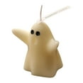 thumbnail image 2 of KMMYS 2Pcs Halloween Ghost Candles, Decorative Candles for Home Decor, Unique Gift for Halloween Party, Eerie Ambiance Set, Whimsical Ghost Design, Long-Lasting Wax Candles, 2 of 5