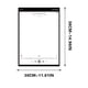 thumbnail image 2 of Magnetic Refrigerator Sticker Message Board, 2 of 6