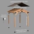 thumbnail image 3 of Backyard Discovery 16' x 12' Norwood Cedar Gazebo, 3 of 9