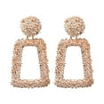 thumbnail image 1 of Pendientes de aleación trapezoidal geométrica hueca a la moda para mujer Wmkox8yi sjalhkljlk4209, 1 of 3