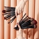 thumbnail image 4 of Jessup - Juego de brochas de maquillaje premium sint&#2013265929ticas para polvos, base, iluminador, corrector, sombra de ojos, difuminador,, 4 of 8