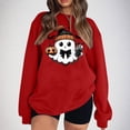 thumbnail image 1 of Amzcrzy Chandails en Molleton pour Femmes Halloween Chandail en Molleton Mode Imprimé Ample Manches Longues Blouse Col Rond Chandails en Molleton Sans Capuche Chandails en Molleton pour Femmes Chandails en Molleton et Chandails à Capuchon pour Femmes m, 1 of 4