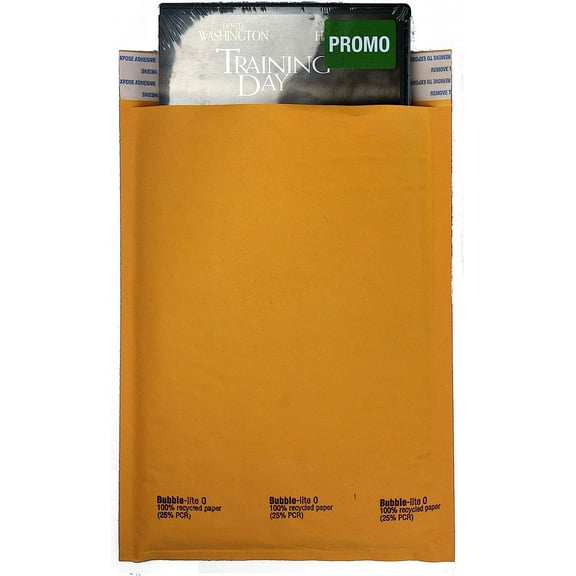ValueMailers 250#0 6x10 Kraft Yellow Bubble Lite Mailers Padded Shipping Envelopes