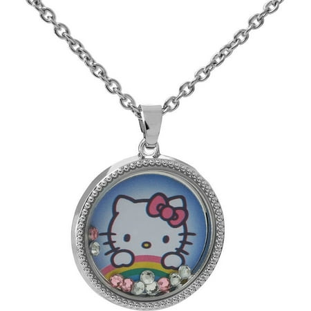Fashion Hello Kitty Round Shaker Neckla