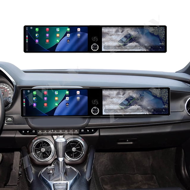 ZWNAV Dual 12.3 inch Screen Car Radio For Chevrolet Camaro 2016-2023 Android GPS Navigation Multimedia Video Player Stereo Receiver Head Unit