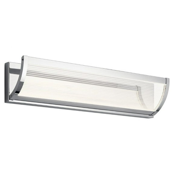 24 Inch 25W 1 Led Linear Bath Vanity-Chrome Finish Elan Lighting 85050Ch