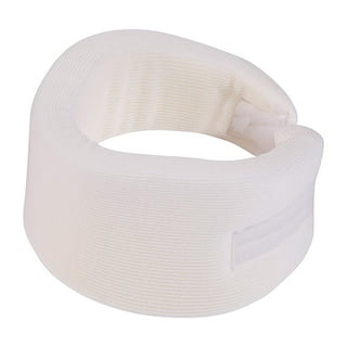 DMI Soft Foam Cervical Collar Neck Support Brace, Large, 3-Inch Width, White