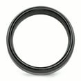 thumbnail image 2 of Edward Mirell Titanium Black Ti Flat Top Beveled Edge 8mm Band EMR136, 2 of 6
